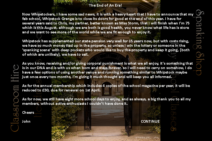 Closing Down